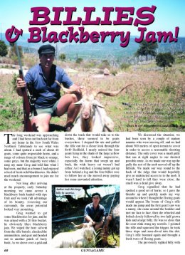 Billies and Blackberry Jam - page 60 Issue 30 (click the pic for an enlarged view)