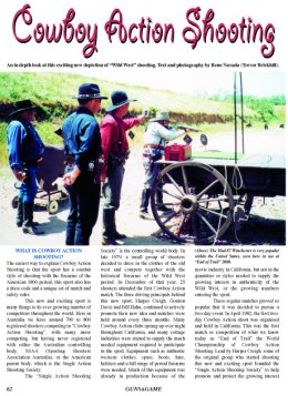Cowboy Action Shooting - page 62 Issue 30 (click the pic for an enlarged view)