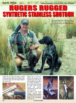Ruger Stainless Synthetic Shotgun - page 84 Issue 30 (click the pic for an enlarged view)