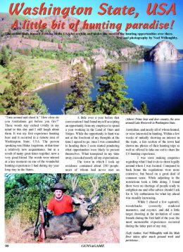 Washington State, USA - A little bit of hunting paradise! - page 90  Issue 30 (click the pic for an enlarged view)
