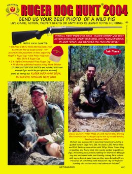 Ruger Hog Hunt 2004 - page 111 Issue 42 (click the pic for an enlarged view)