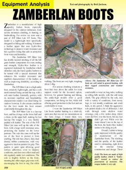 Zamberlan Boots - page 104 Issue 46 (click the pic for an enlarged view)