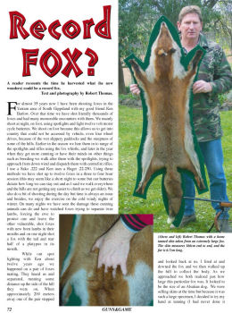 The Record Fox? - page 72 Issue 46 (click the pic for an enlarged view)