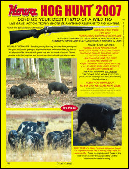 Howa Hog Hunt 2007 - page 110 Issue 54 (click the pic for an enlarged view)