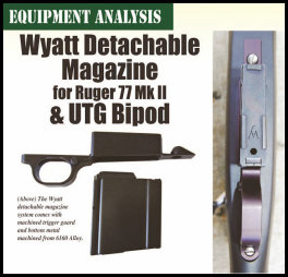 Wyatt Detachable Magazine & UTG Bipod (page 110) Issue 90 (click the pic for an enlarged view)