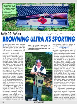 Browning Ultra XS Sporting - page 80 Issue 29 (click the pic for an enlarged view)