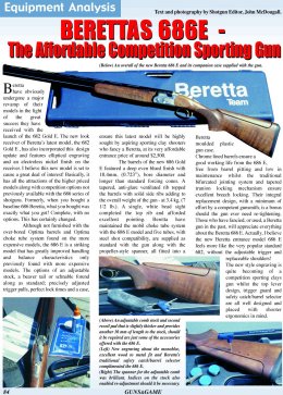 Beretta 686E Sporting Gun - page 84 Issue 33 (click the pic for an enlarged view)