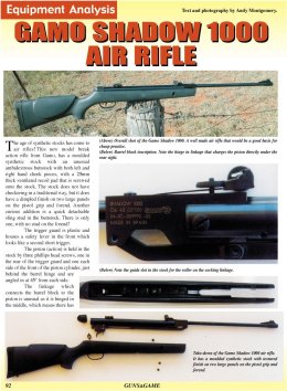 Gamo Shadow 1000 Air Rifle - page 88 Issue 37 (click the pic for an enlarged view)