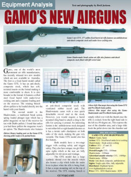 Gamo CFX & Shadowmatic Air Rifles - page 106 Issue 45 (click the pic for an enlarged view)