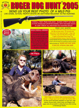 Ruger Hog Hunt 2005 - page 110 Issue 45 (click the pic for an enlarged view)