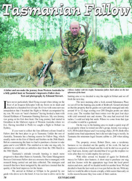 Tasmanian Fallow - page 70 Issue 45 (click the pic for an enlarged view)