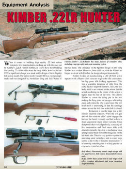 Kimber .22 Hunter - page 94 Issue 45 (click the pic for an enlarged view)