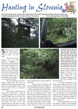 Hunting Slovenia - page 98 Issue 45 (click the pic for an enlarged view)
