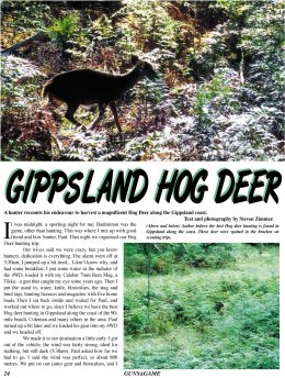 Gippsland Hog Deer - page 24 Issue 35 (click the pic for an enlarged view)