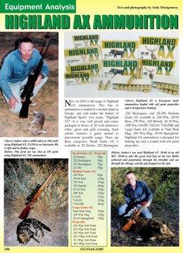 Highland AX Ammunition  - page 106 Issue 39 (click the pic for an enlarged view)