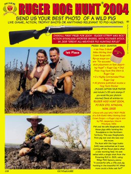 Ruger Hog Hunt 2004 - page 110 Issue 43 (click the pic for an enlarged view)