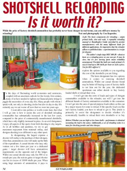AShotshell reloading - is it worth it? - page 74 Issue 43 (click the pic for an enlarged view)