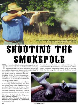 Shooting the Smokepole - page 90 Issue 43 (click the pic for an enlarged view)