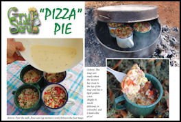 Grub in the Scrub - 'Pizza' Pie - page 50 Issue 59 (click the pic for an enlarged view)