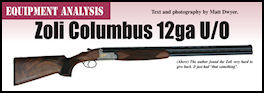 Zoli Columbus 12ga - page 112 Issue 63 (click the pic for an enlarged view)