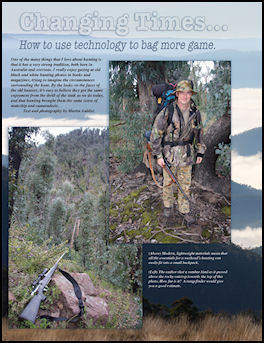 Use Technology to Bag More Game - page 38 Issue 63 (click the pic for an enlarged view)