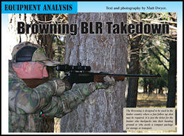 Browning BLR Takedown - .30-06 - page 96 Issue 63 (click the pic for an enlarged view)