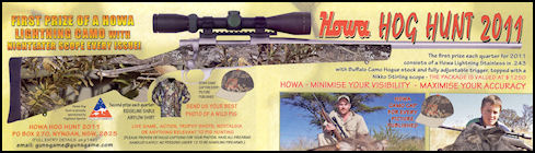 Howa Hog Hunt 2011 - page 140 Issue 71 (click the pic for an enlarged view)