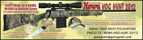 Howa Hog Hunt 2012 - see page 140 Issue 76 (click the pic for an enlarged view)