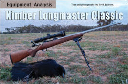 Kimber Longmaster Classic 84M .223 - page 70 Issue 56 (click the pic for an enlarged view)