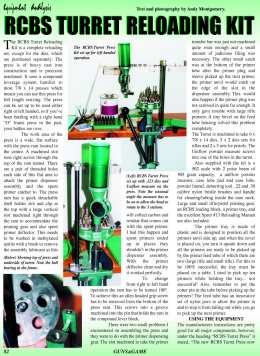 RCBS Turret Reloading Kit - page 82 Issue 32 (click the pic for an enlarged view)