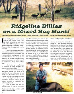 Ridgeline Billies on a Mixed Bag Hunt - page 36 Issue 36 (click the pic for an enlarged view)