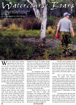 Watercourse Boars - page 66 Issue 36 (click the pic for an enlarged view)