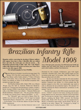 Brazilian Infantry Rifle Model 1908 - page 68 Issue 48 (click the pic for an enlarged view)