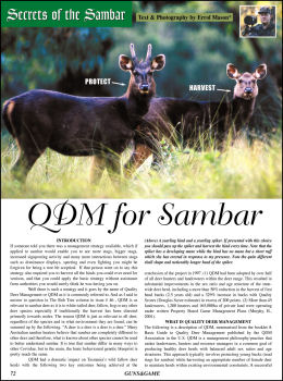 QDM for Sambar - Sambar Feeding Behaviour - page 72 Issue 48 (click the pic for an enlarged view)
