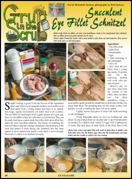 Eye Fillet Schnitzel - page 40 Issue 52 (click the pic for an enlarged view)