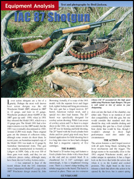 IAC 87 Lever Action Shotgun - page 54 Issue 52 (click the pic for an enlarged view)