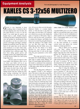 Kahles CS 3-12x56 Multizero Scope - page 97 Issue 52 (click the pic for an enlarged view)
