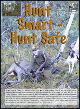 Hunt Smart, Hunt Safe - page 86 Issue 68 (click the pic for an enlarged view)