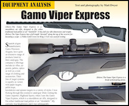 Gamo Viper Express - .22 - page 132 Issue 72 (click the pic for an enlarged view)