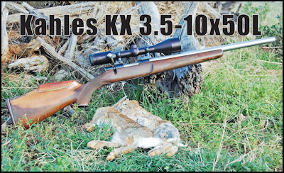 Kahles KX 3.5-10x50L Scope by Andy Montgomery - page 118 Issue 76 (click the pic for an enlarged view)