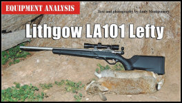 Lithgow LA101 Lefty - .22LR by Andy Montgomery (page 112) Issue 88 (click the pic for an enlarged view)