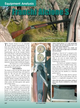 Franchi Alcione S - page 102 Issue 42 (click the pic for an enlarged view)