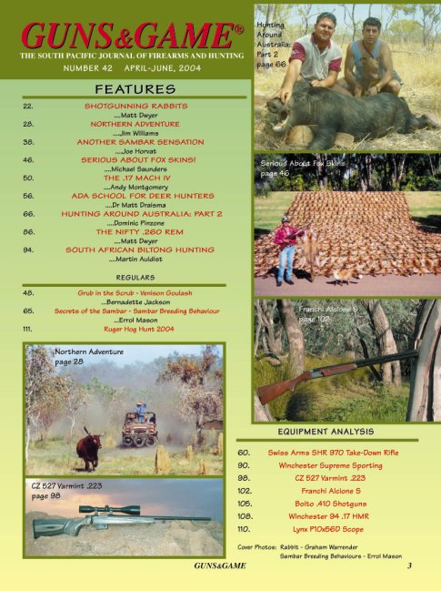 April-June 2004, Issue 42 - Order this back issue from the Back Issues page !!