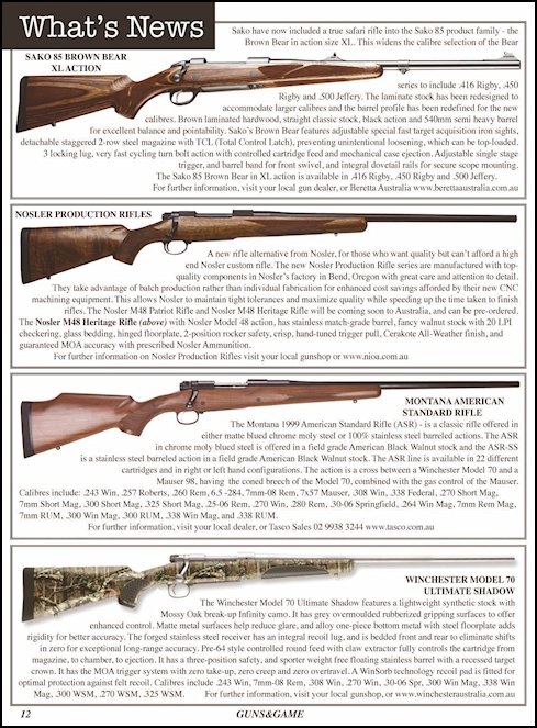 What's News (page 12) Issue 82 (click the pic for an enlarged view)