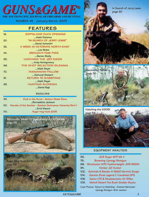 January-March 2005, Issue 45 - Order this back issue from the Back Issues page !!