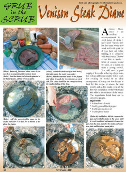 Venison Steak Diane - page 30 Issue 45 (click the pic for an enlarged view)