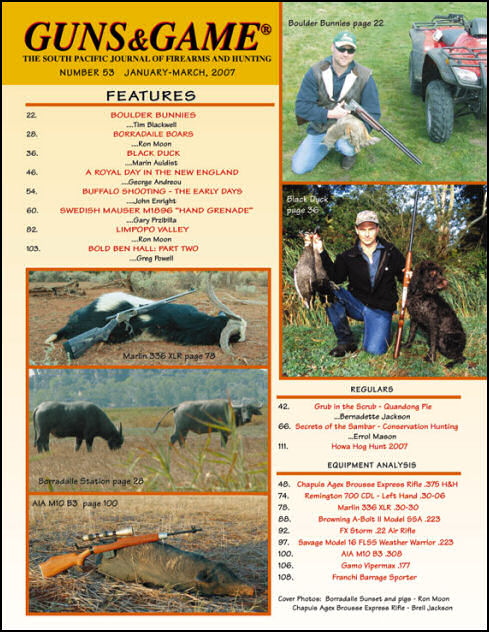January-March 2007, Issue 53 - Order this back issue from the Back Issues page !!