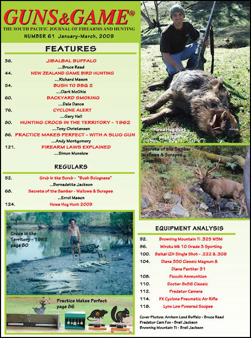 January-March 2009, Issue 61 - Order this back issue from the Back Issues page !!