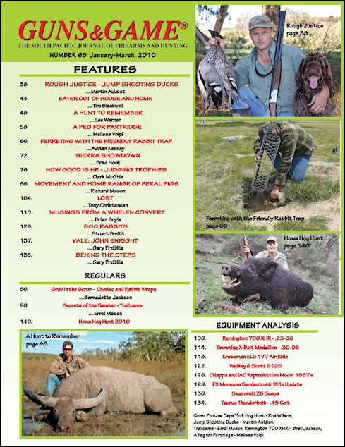 January-March 2010, Issue 65 - Order this back issue from the Back Issues page !!