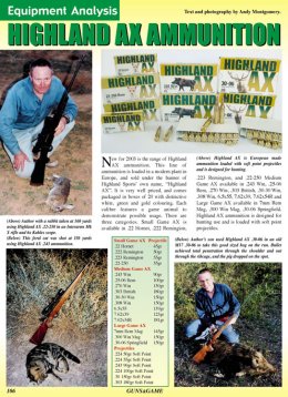 Highland AX Ammunition  - page 106 Issue 39 (click the pic for an enlarged view)
